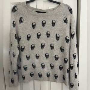 Skull Cashmere Sweater- Small
